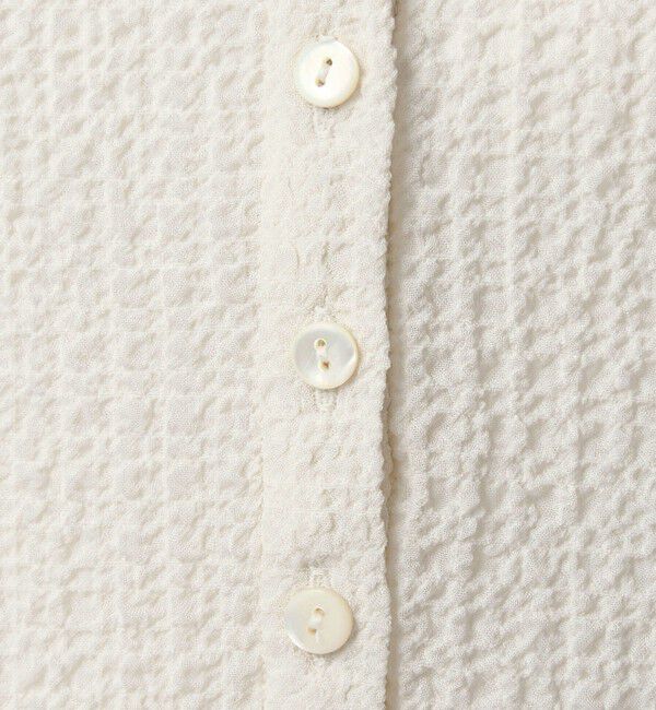 UNITED ARROWS green label relaxing「【WEB限定】＜at ease＞シアー サッカーライク エリツキ プルオーバー カットソー」|Tシャツ・カットソー|