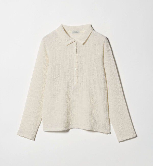 UNITED ARROWS green label relaxing「【WEB限定】＜at ease＞シアー サッカーライク エリツキ プルオーバー カットソー」|Tシャツ・カットソー|