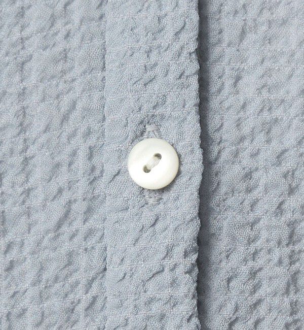 UNITED ARROWS green label relaxing「【WEB限定】＜at ease＞シアー サッカーライク エリツキ プルオーバー カットソー」|Tシャツ・カットソー|