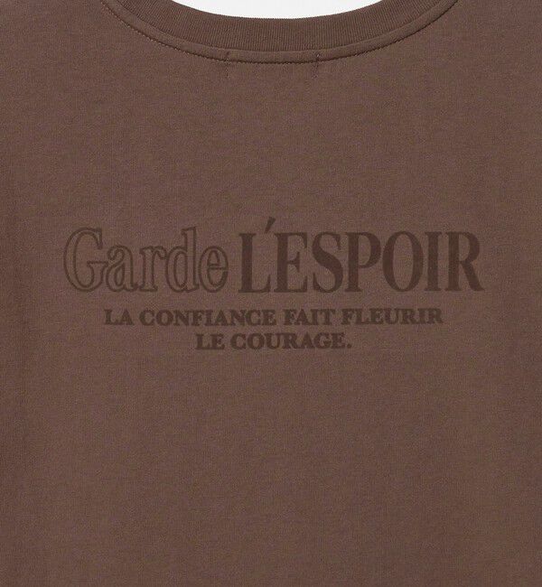 UNITED ARROWS green label relaxing「【WEB限定】＜at ease＞フロッキープリント カットソー」|Tシャツ・カットソー|