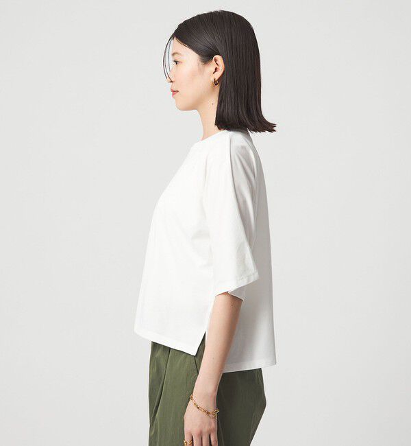 UNITED ARROWS green label relaxing「【WEB限定】＜at ease＞ドルマン カットソー 接触冷感」|Tシャツ・カットソー|
