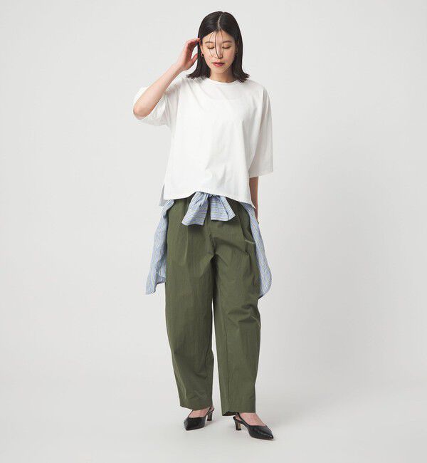 UNITED ARROWS green label relaxing「【WEB限定】＜at ease＞ドルマン カットソー 接触冷感」|Tシャツ・カットソー|