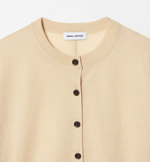 EMMEL REFINES「＜EMMEL REFINES＞EM シアー ショートスリーブ カーディガン」|カーディガン|