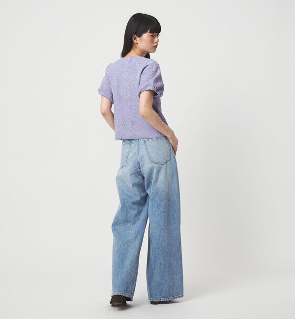 EMMEL REFINES「＜EMMEL REFINES＞EMジャガード パフスリーブ プルオーバー ＆ カーディガン」|ニット・セーター|