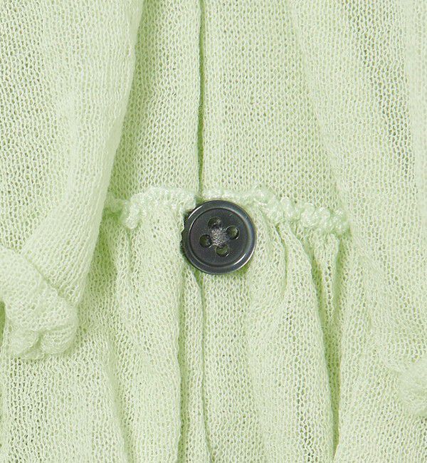 EMMEL REFINES「＜EMMEL REFINES＞EM ティアードフリル シアー カーディガン」|カーディガン|