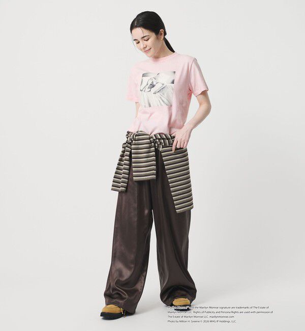 BEAUTY&YOUTH UNITED ARROWS「【別注】＜GOOD ROCK SPEED＞Marilyn Monroe フォトプリント Tシャツ」|Tシャツ・カットソー|