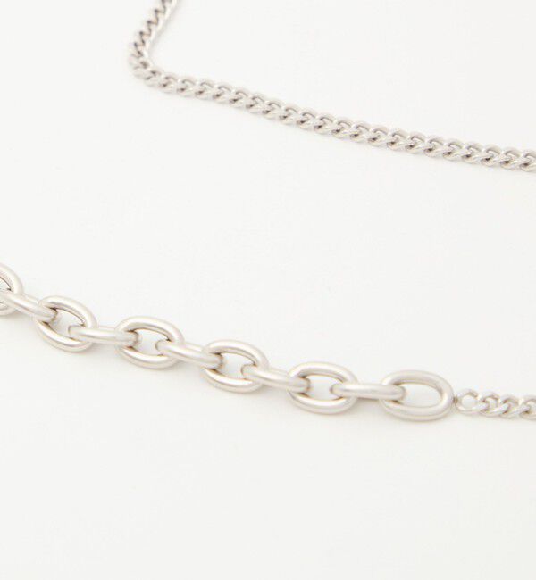 BEAUTY&YOUTH UNITED ARROWS「＜by Preek＞ミックス チェーン ネックレス」|ネックレス|