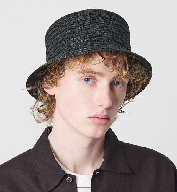BEAUTY&YOUTH UNITED ARROWS「＜GRILLO＞ペーパー バケット ハット」|ハット|BLACK