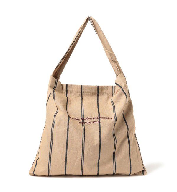 Ray BEAMS 「【WEB限定】beej / ワンショルダー バッグ ストライプ」|トートバッグ|