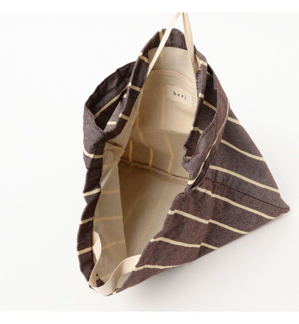 Ray BEAMS 「【WEB限定】beej / ワンショルダー バッグ ストライプ」|トートバッグ|