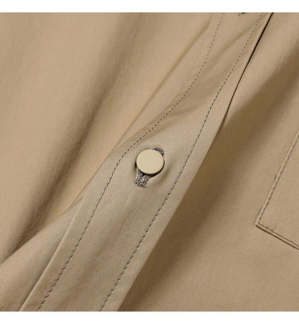 Demi-Luxe BEAMS 「ATON / コットンツイル オーバーシャツ」|シャツ・ブラウス|