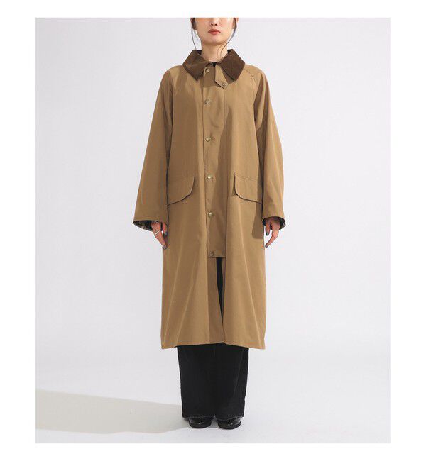 別注】BARBOUR / BURGHLEY ロングコート(Demi-Luxe BEAMS 別注】BARBOUR / BURGHLEY ロングコート(Demi-Luxe BEAMS