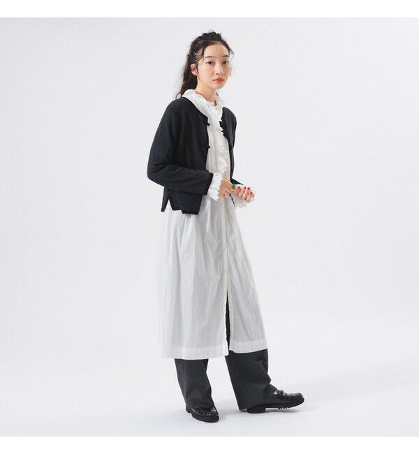 BEAMSBOY「12ゲージ チャイナ トリム カーディガン」|ニット・セーター|