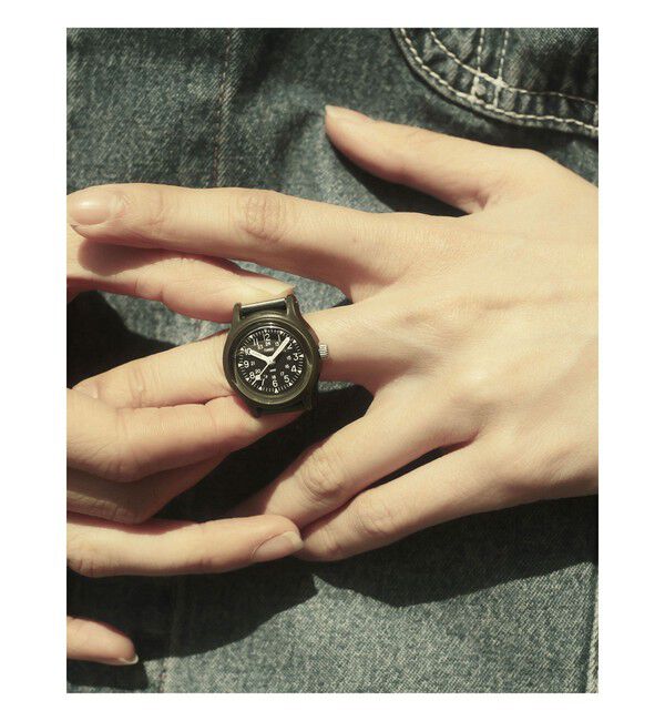 BEAMSBOY「【別注】TIMEX / RING WATCH Camper」|腕時計|OLIVE