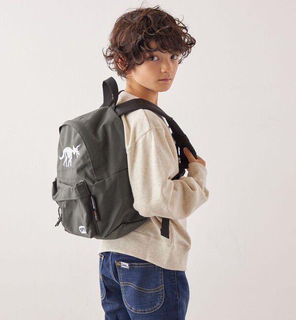 SHIPS any「【SHIPS any別注】OUTDOOR PRODUCTS: 刺繍 バックパック<KIDS>◇」|リュック|グレー