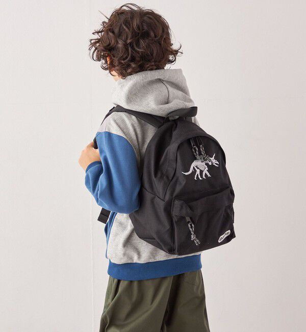SHIPS any「【SHIPS any別注】OUTDOOR PRODUCTS: 刺繍 バックパック<KIDS>◇」|リュック|ブラック