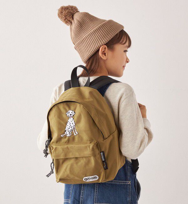 SHIPS any「【SHIPS any別注】OUTDOOR PRODUCTS: 刺繍 バックパック<KIDS>◇」|リュック|ベージュ
