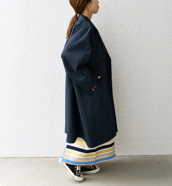 SHIPS any「SHIPS any: 〈洗濯機可能〉フレア ミディ トレンチ コート」|トレンチコート|