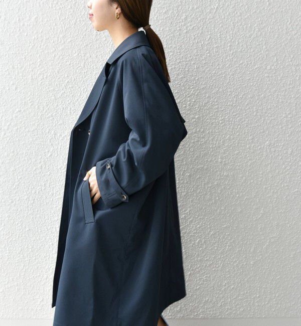 SHIPS any「SHIPS any: 〈洗濯機可能〉フレア ミディ トレンチ コート」|トレンチコート|