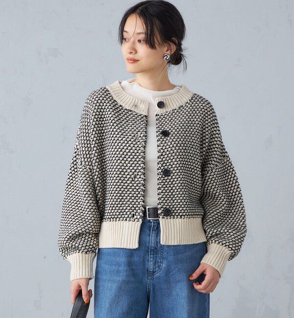 SHIPS for women「〈手洗い可能〉前後 2WAY ジャカード プルオーバー 24SS ◇」|ニット・セーター|