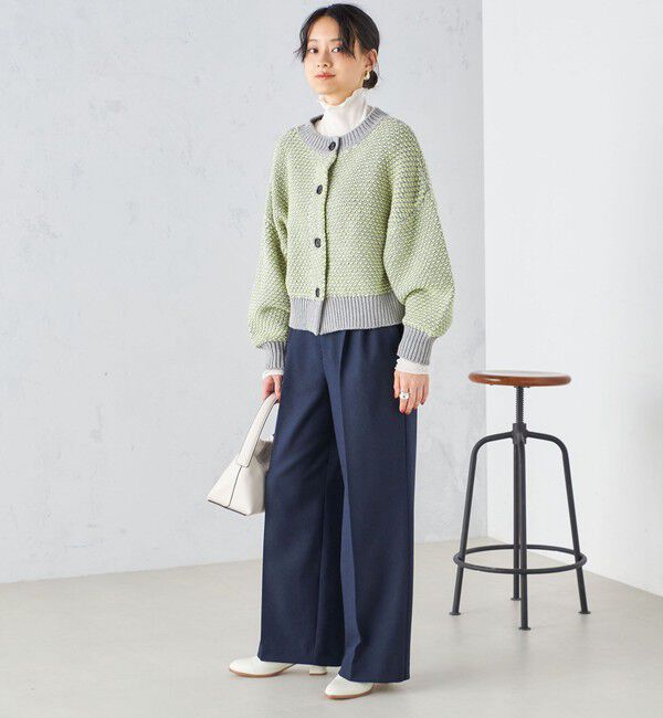 SHIPS for women「〈手洗い可能〉前後 2WAY ジャカード プルオーバー 24SS ◇」|ニット・セーター|