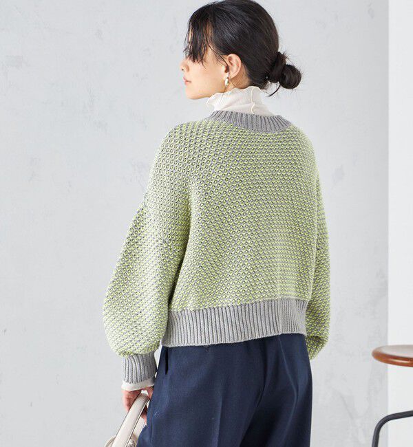 SHIPS for women「〈手洗い可能〉前後 2WAY ジャカード プルオーバー 24SS ◇」|ニット・セーター|