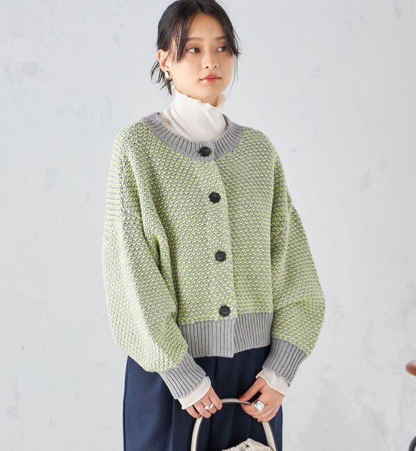 SHIPS for women「〈手洗い可能〉前後 2WAY ジャカード プルオーバー 24SS ◇」|ニット・セーター|