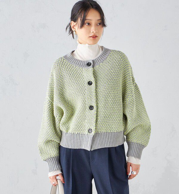 SHIPS for women「〈手洗い可能〉前後 2WAY ジャカード プルオーバー 24SS ◇」|ニット・セーター|