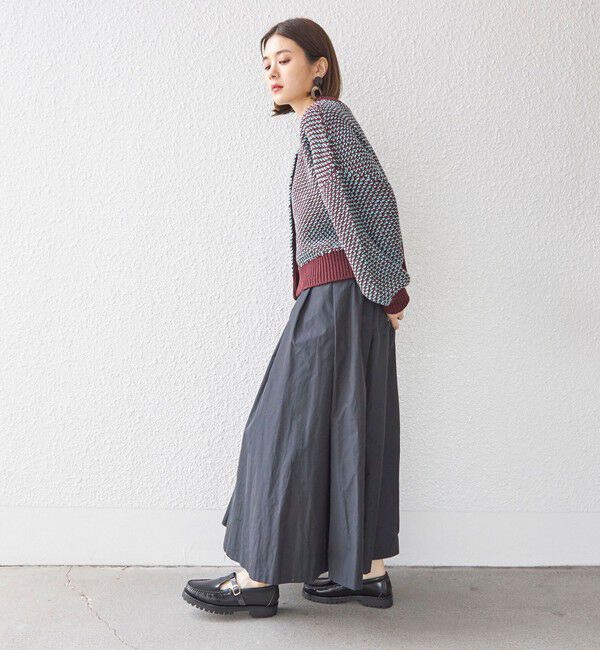 SHIPS for women「〈手洗い可能〉前後 2WAY ジャカード プルオーバー 24SS ◇」|ニット・セーター|