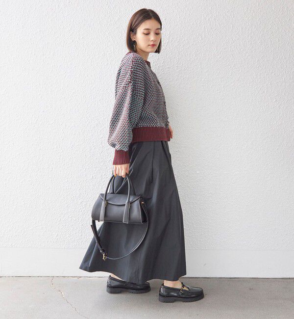 SHIPS for women「〈手洗い可能〉前後 2WAY ジャカード プルオーバー 24SS ◇」|ニット・セーター|