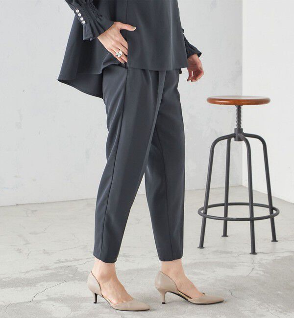 SHIPS for women「〈手洗い可能〉キャンディ スリーブ ブラウス &times; パンツ セットアップ」|シャツ・ブラウス|