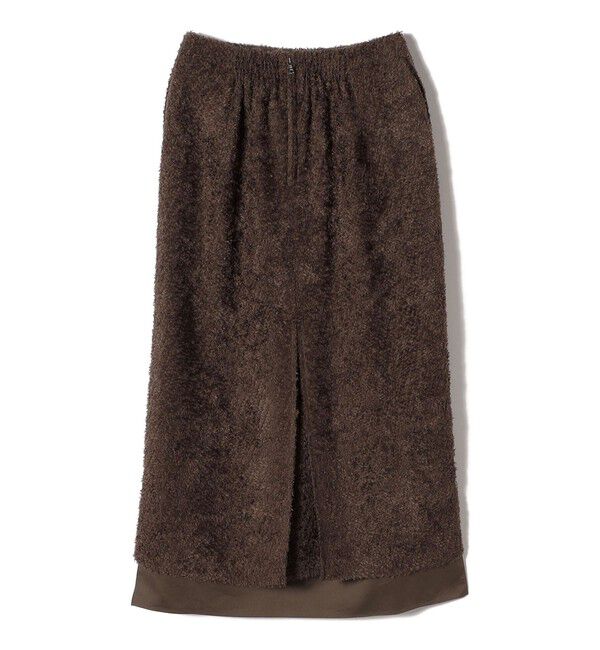 SHIPS for women「〈手洗い可能〉ジャカード ヘム フレア レイヤード スカート」|スカート|