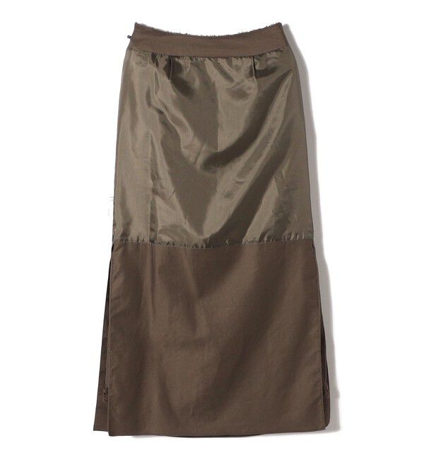 SHIPS for women「〈手洗い可能〉ジャカード ヘム フレア レイヤード スカート」|スカート|