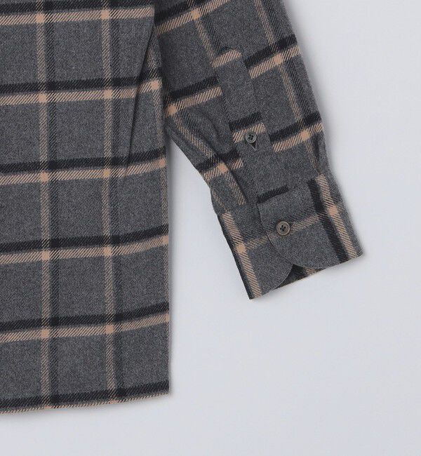 SHIPS「【SHIPS別注】Errico Formicola: ウィンドウペーンチェック オーバーシャツ」|シャツ・ブラウス|