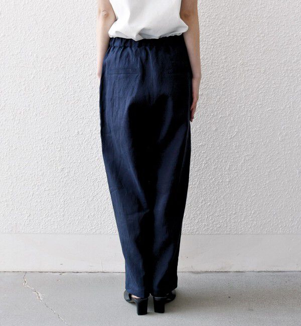 SHIPS any「SHIPS any:〈洗濯機可能〉ヨーロピアンフラックス リネン タック グルカ イージー パンツ」|その他|