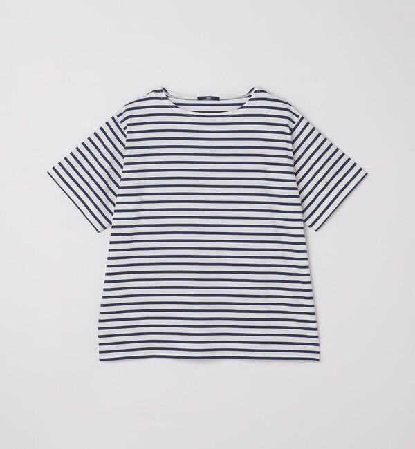 SHIPS「SHIPS: ショートスリーブ ボーダー バスク シャツ」|Tシャツ・カットソー|