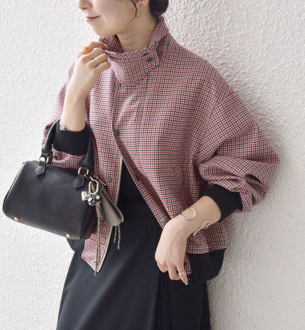 SHIPS any「SHIPS any: ガンクラブ チェック ハンティング ブルゾン」|ブルゾン・スタジャン|