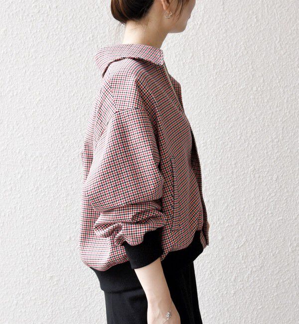 SHIPS any「SHIPS any: ガンクラブ チェック ハンティング ブルゾン」|ブルゾン・スタジャン|