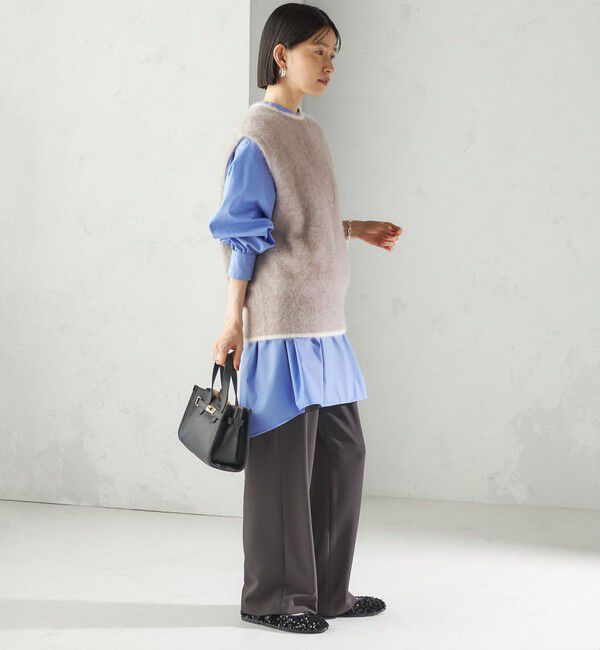 SHIPS for women「杢フォックス カシミヤ ニット ベスト」|ベスト・ジレ|