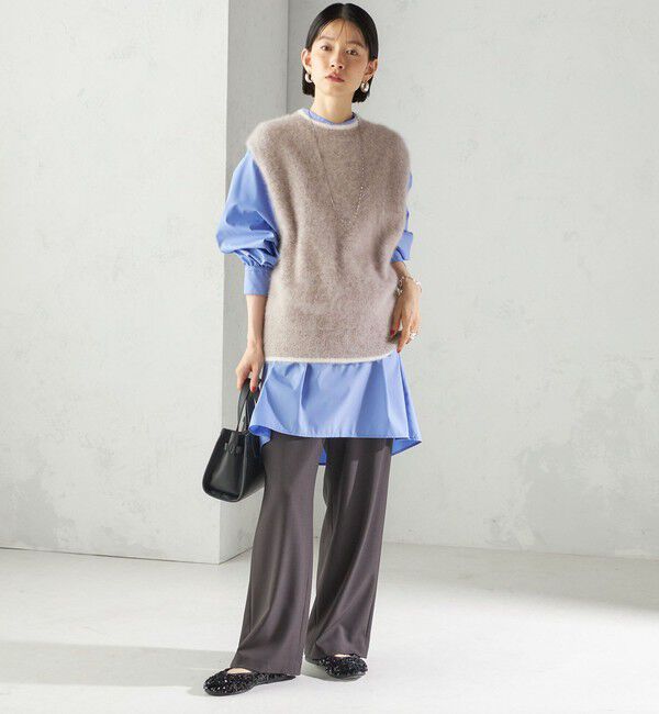 SHIPS for women「杢フォックス カシミヤ ニット ベスト」|ベスト・ジレ|