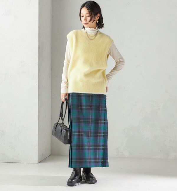 SHIPS for women「杢フォックス カシミヤ ニット ベスト」|ベスト・ジレ|