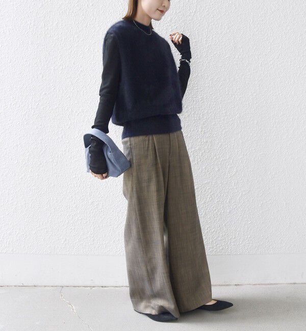 SHIPS for women「杢フォックス カシミヤ ニット ベスト」|ベスト・ジレ|