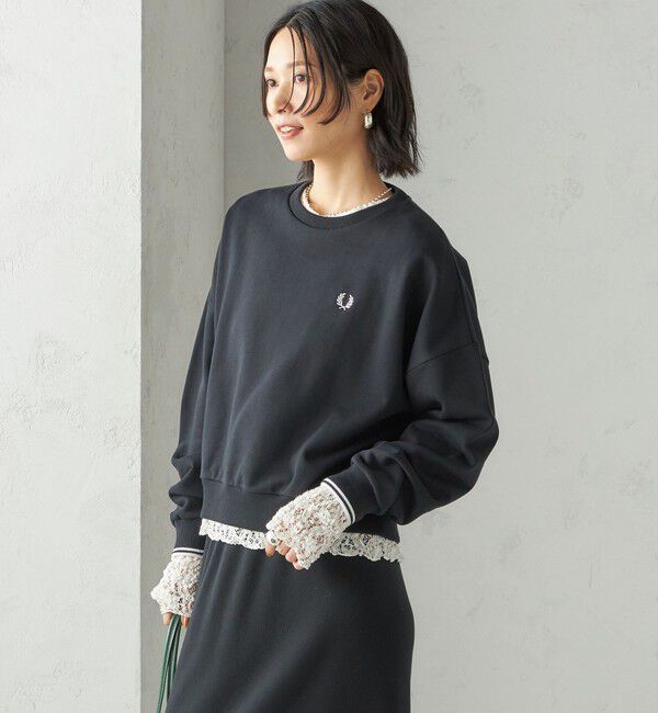 SHIPS for women「FRED PERRY: G1148 TIPPED SWEAT」|スウェット・ジャージ|