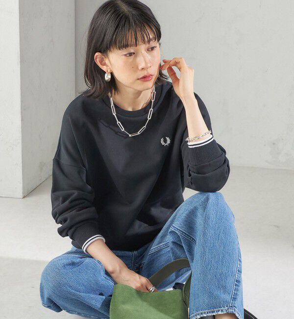 SHIPS for women「FRED PERRY: G1148 TIPPED SWEAT」|スウェット・ジャージ|