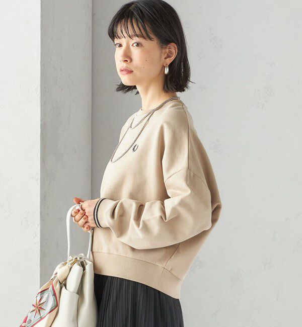 SHIPS for women「FRED PERRY: G1148 TIPPED SWEAT」|スウェット・ジャージ|
