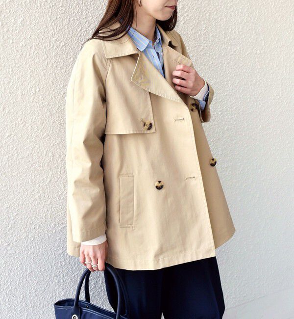 SHIPS Colors 「SHIPS Colors:キルティング ライナー ショート トレンチ◇」|トレンチコート|