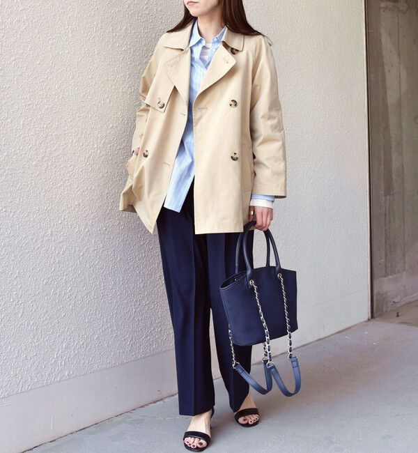 SHIPS Colors 「SHIPS Colors:キルティング ライナー ショート トレンチ◇」|トレンチコート|