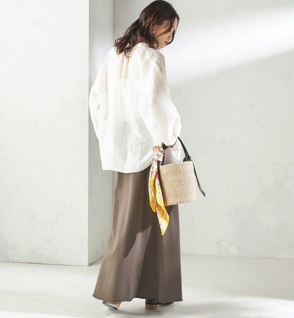 SHIPS for women「【SHIPS別注】SLOANE:〈手洗い可能〉マキシ丈 スカート」|スカート|