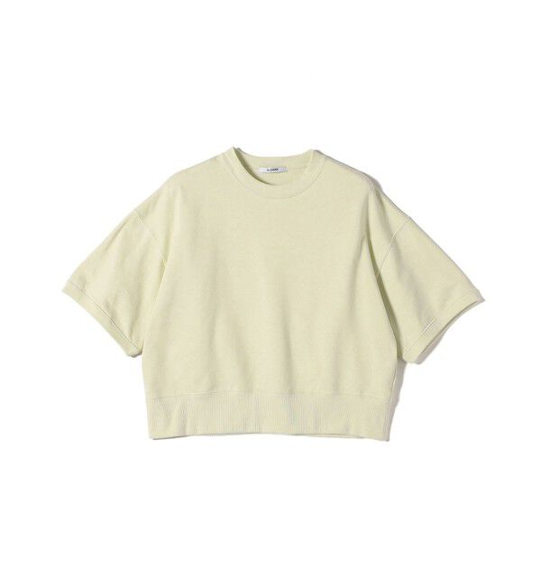 SHIPS for women「【SHIPS別注】SLOANE:〈手洗い可能〉半袖 ショート スウェット」|Tシャツ・カットソー|