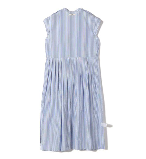 SHIPS for women「《予約》【WEB限定】〈手洗い可能〉ストライプ サイド タック ワンピース」|ワンピース|